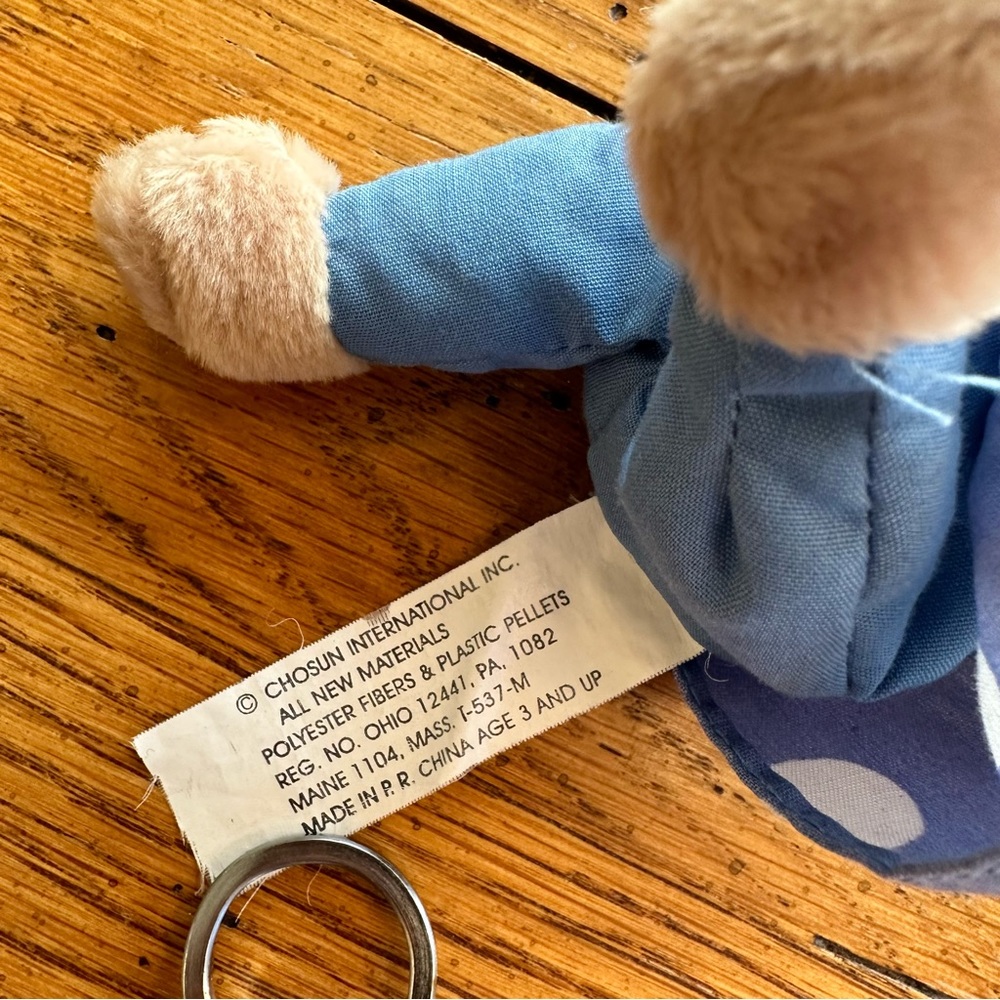 Berenstain Bears Mama Bear Vintage Plush Keychain Rare - Picture 4 of 4